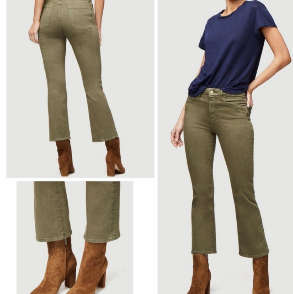 NWT FRAME + AERIN Le Crop Mini